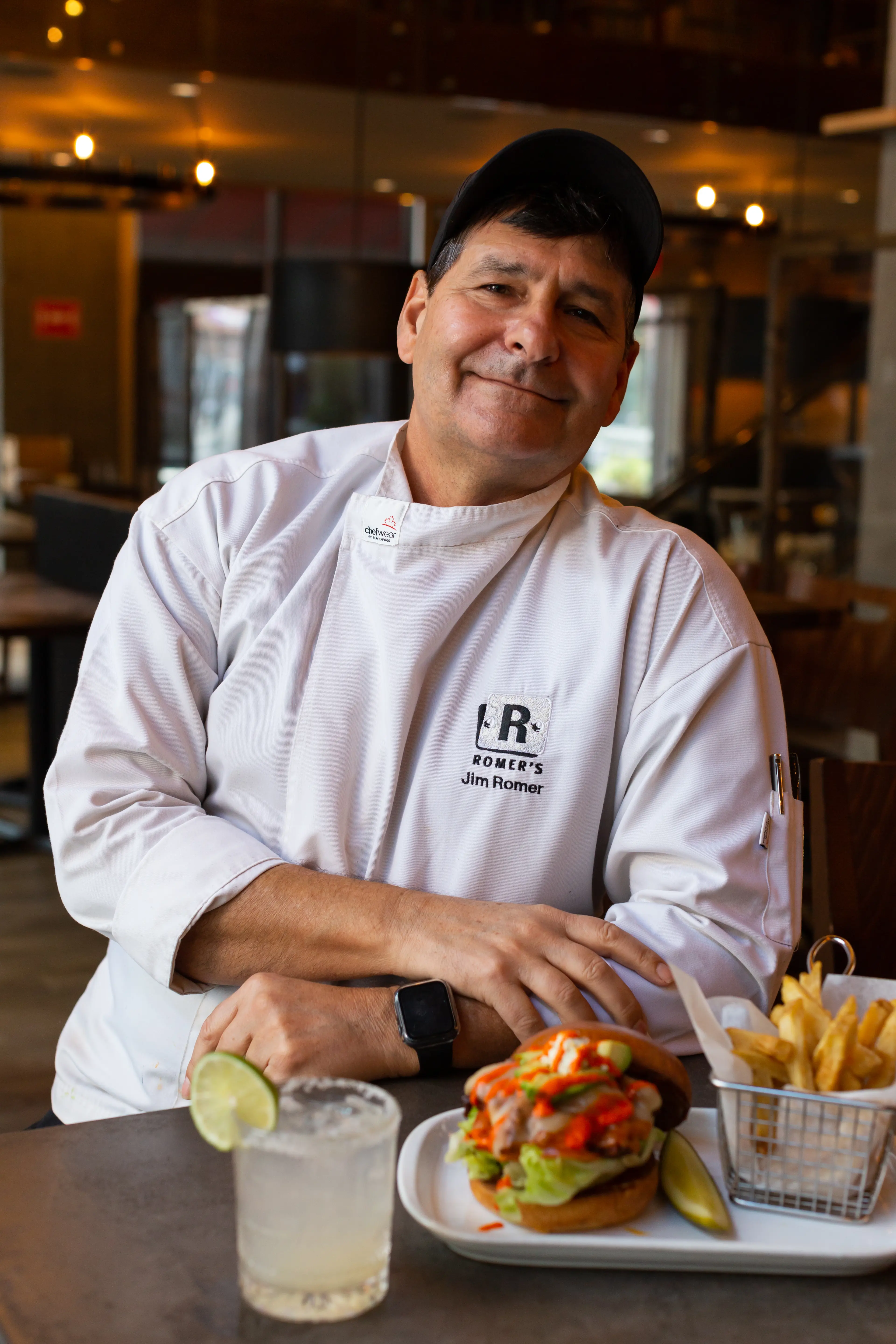 Jimmy and one of his creations