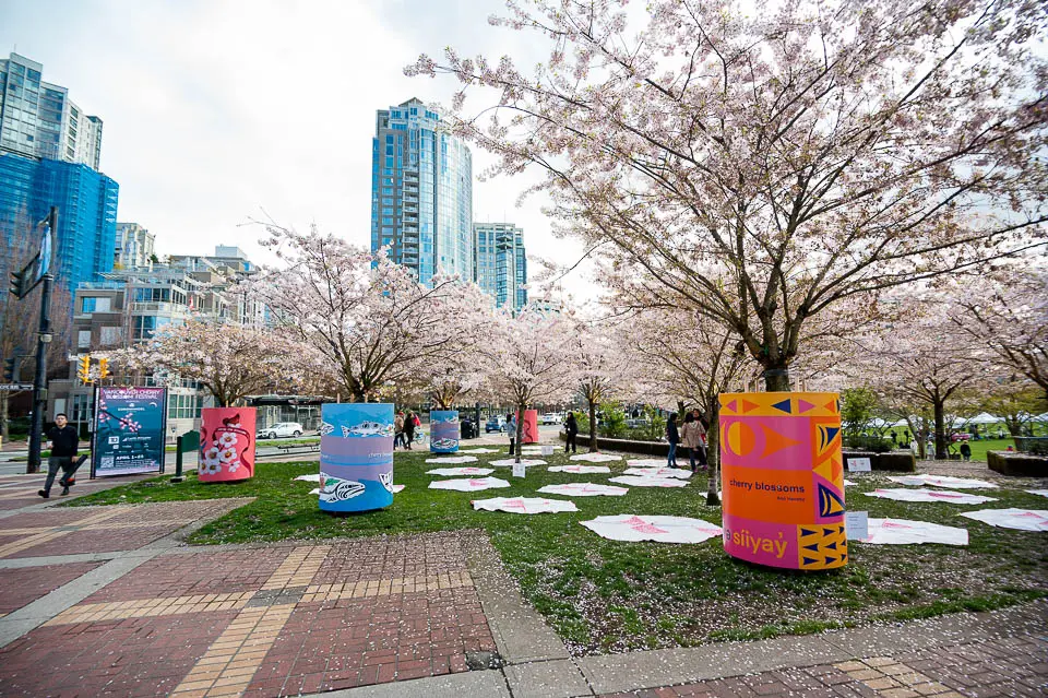 Art from the 2023 Haiku Exhibition at the Vancouver Cherry Blossom Festival