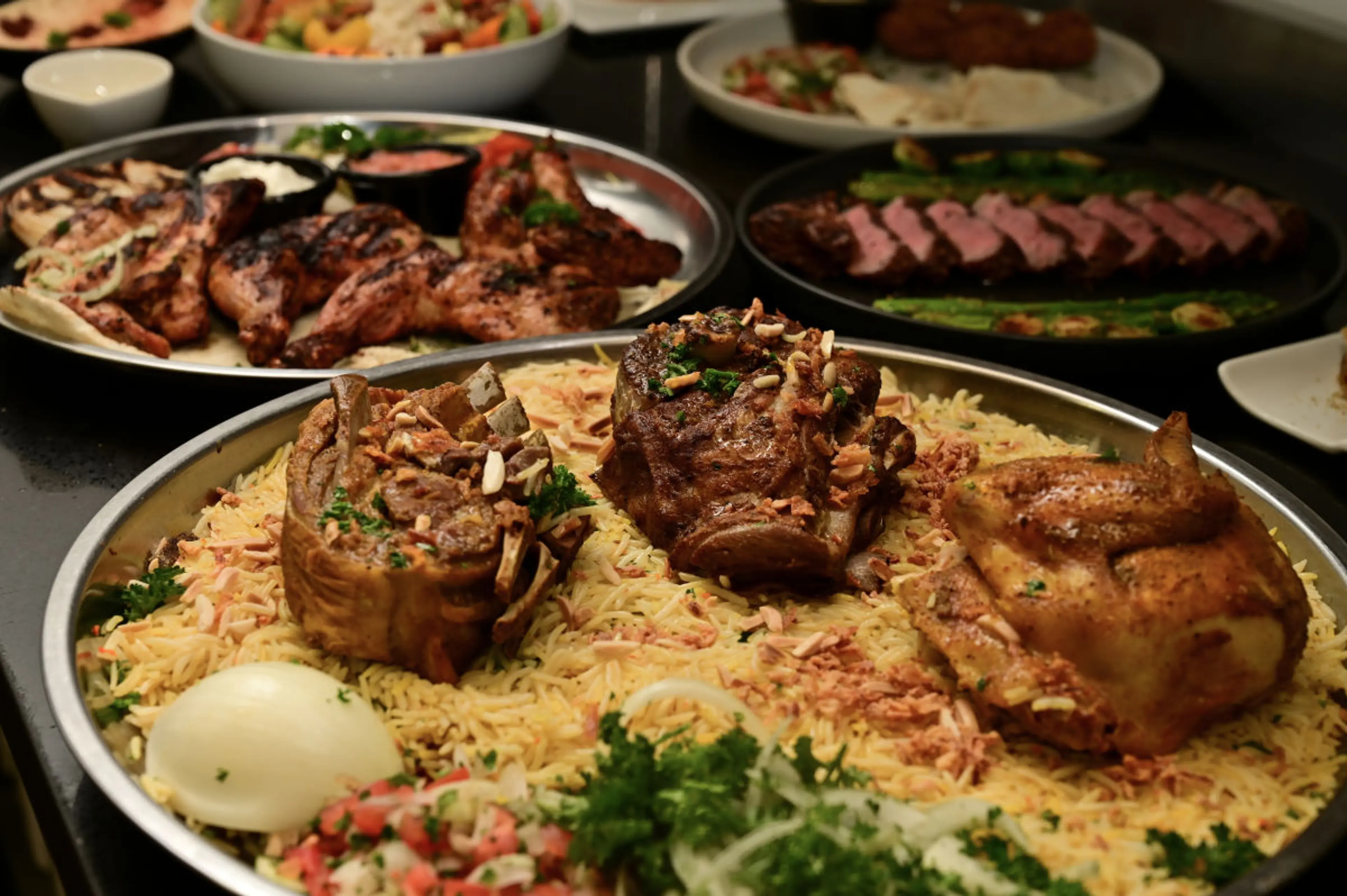 Dishes at Saba Foods