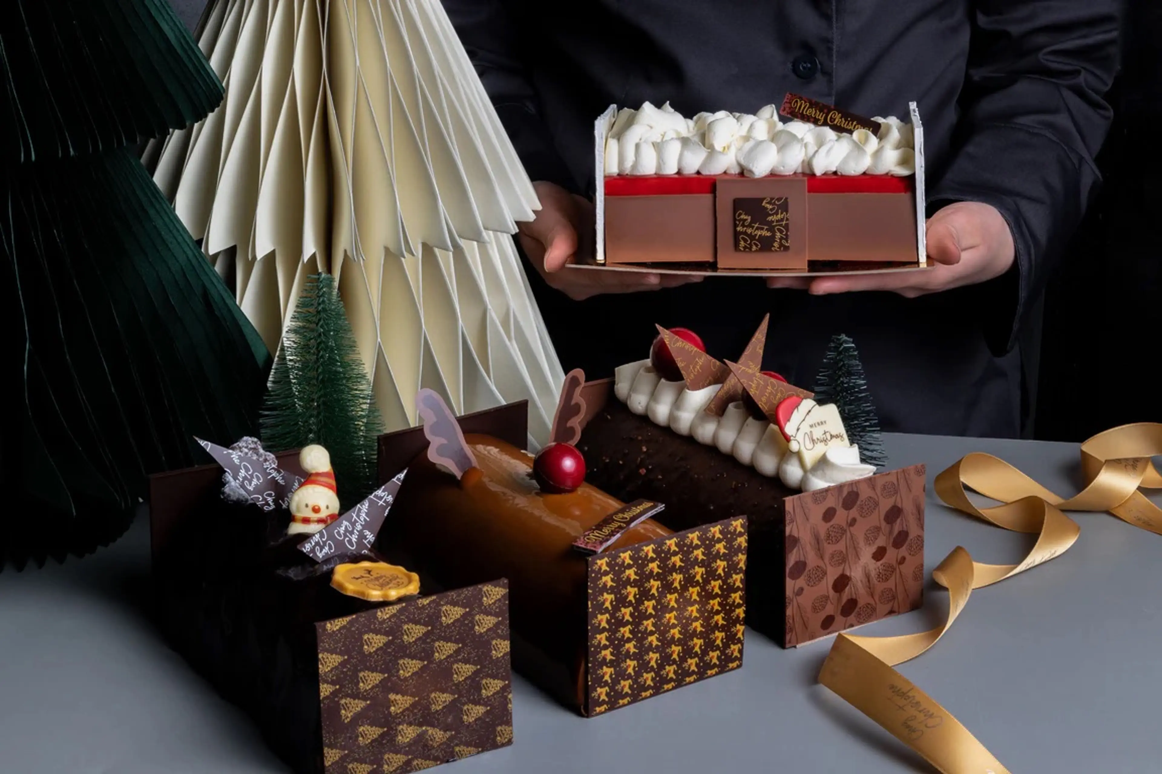 Buche de Noel from Chez Christophe in Vancouver