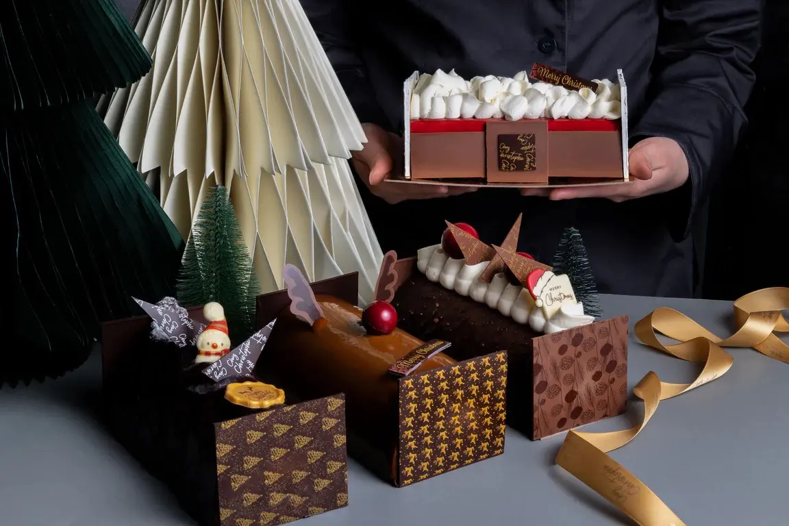 Buche de Noel from Chez Christophe in Vancouver