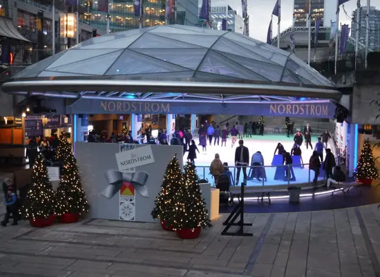 Lacing Up at Robson Square