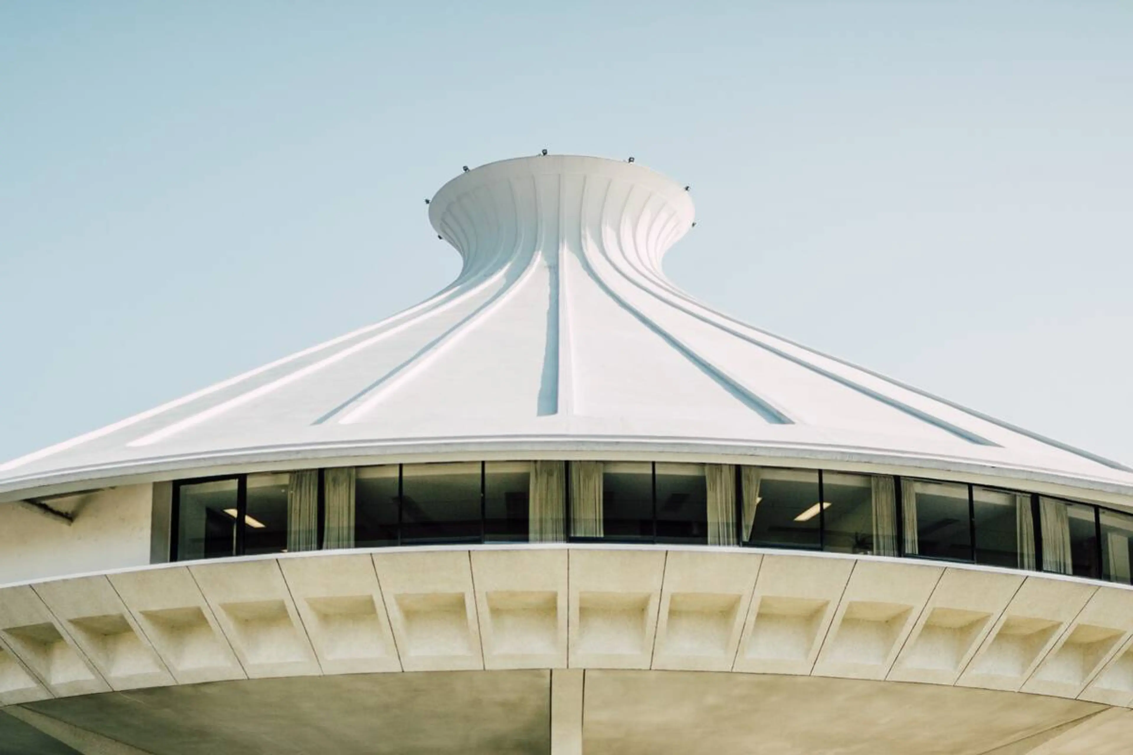 The exterior of the H.R. MacMillan Space Centre in Vancouver